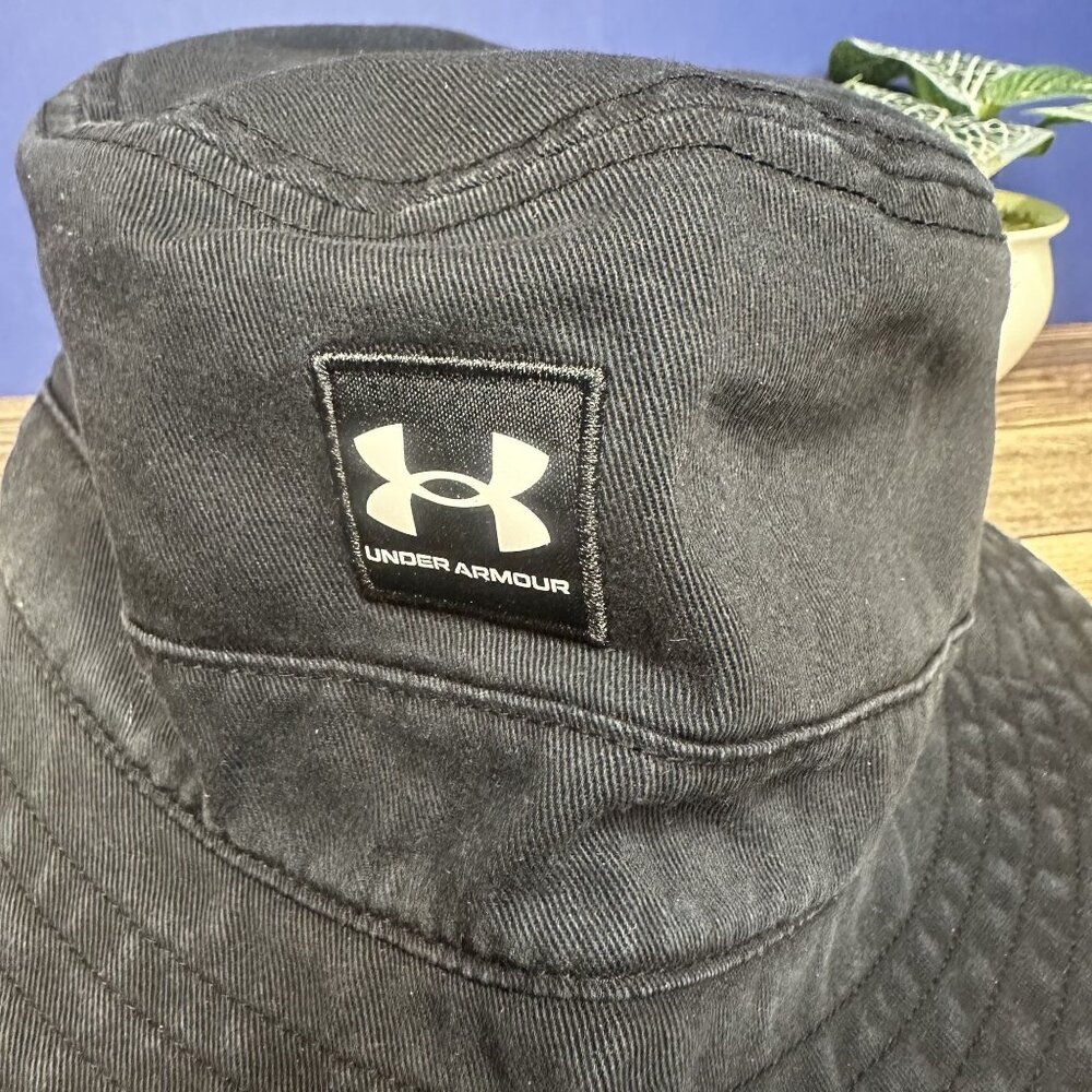 Under Armour Men's Branded Bucket Hat NWT Size M/L (Black) (1376704) - Picture 3 of 9